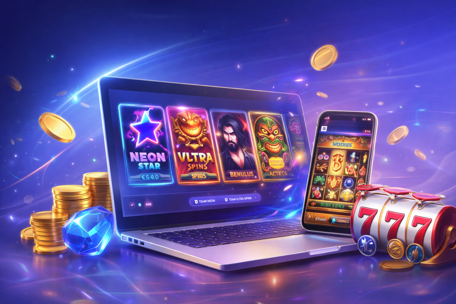 Premium demo slots showcase